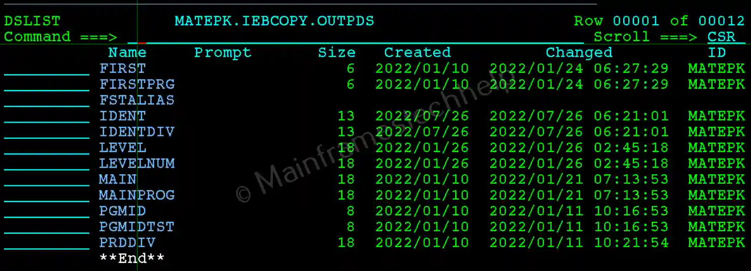 Merge Output