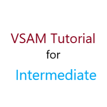VSAM tutorial for Intermediate