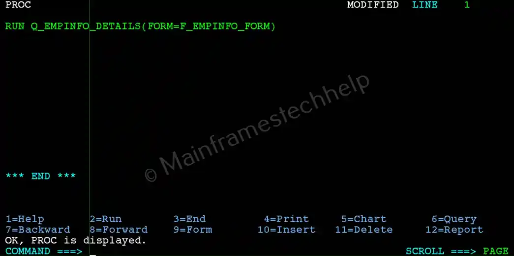 Create Proc