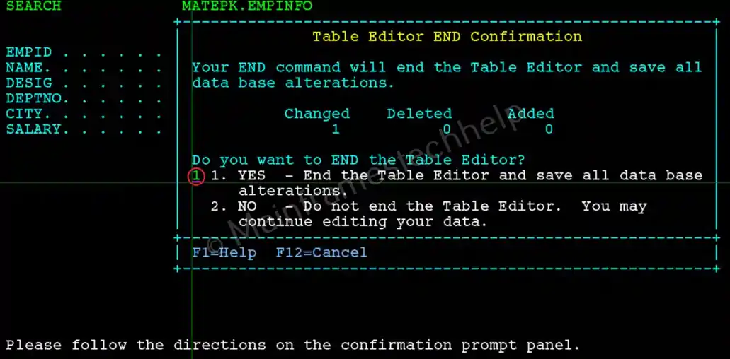 Edit Table Row