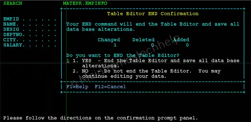 Edit Table Row