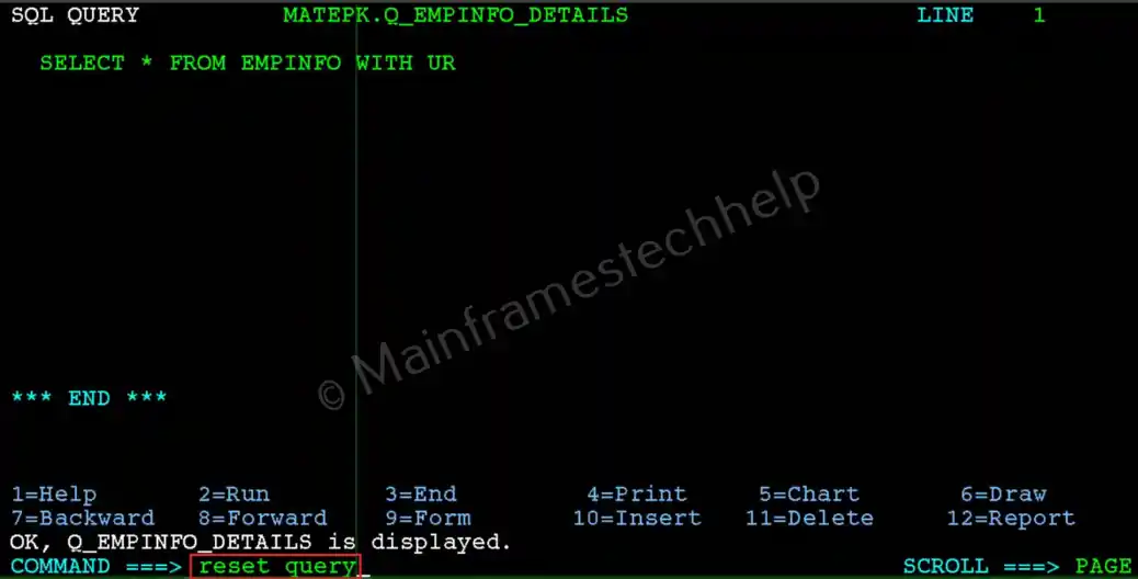 Manage Saved Query