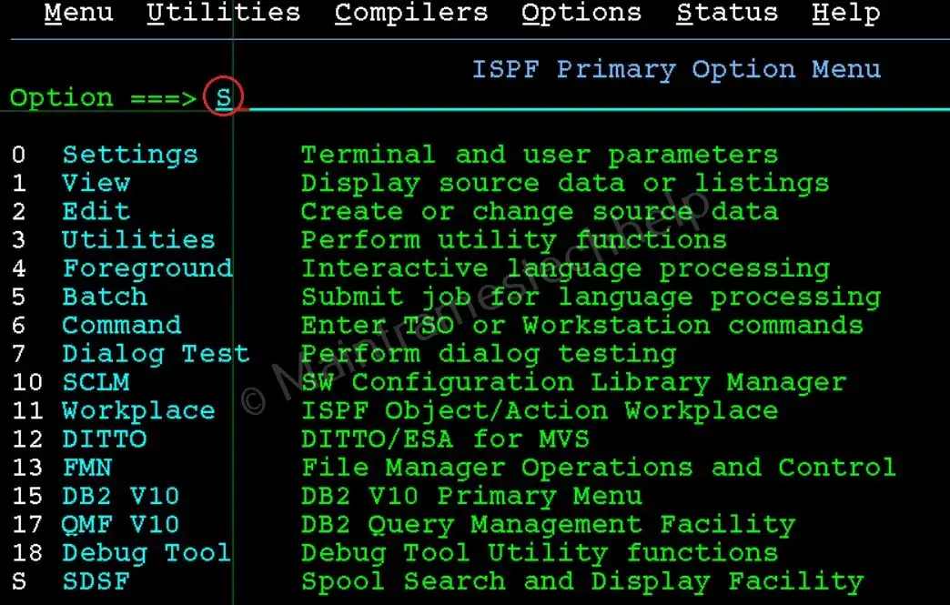 Accessing SDSF