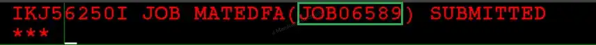 Submit job from SDSF