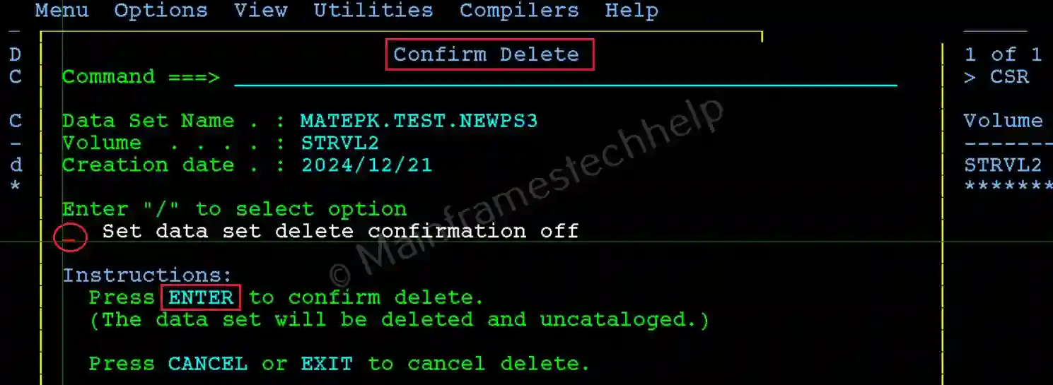 Delete PS File