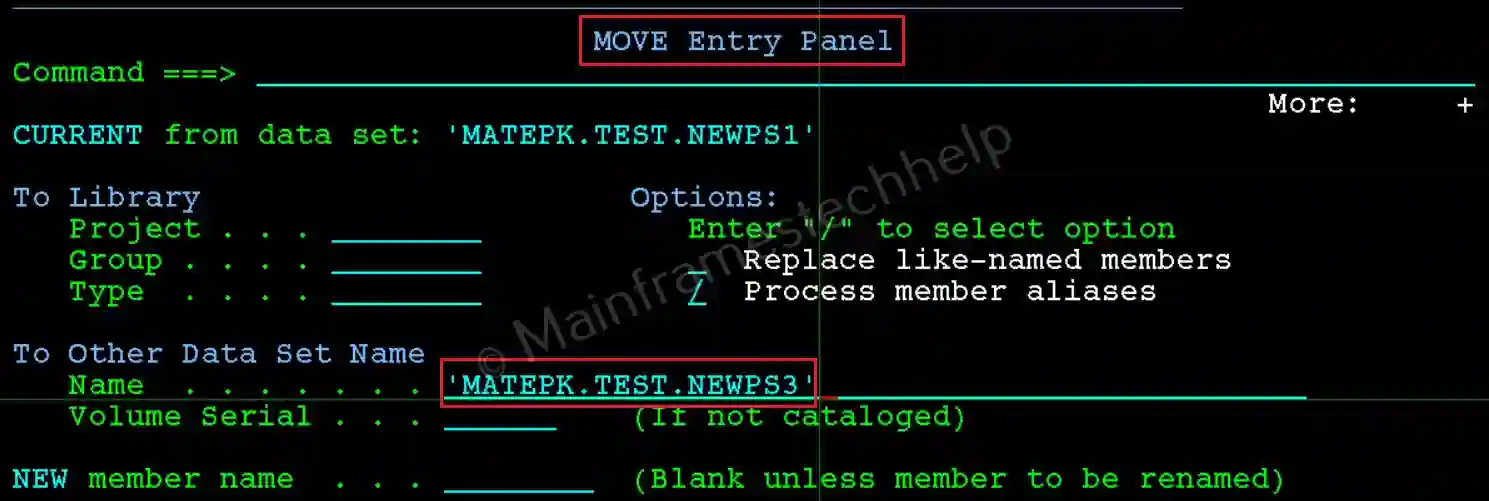 Move PS File