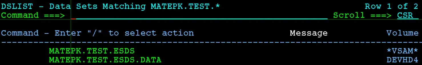 ESDS OUTPUT
