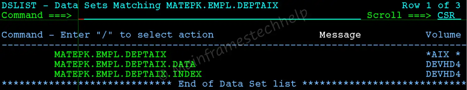 AIX Output