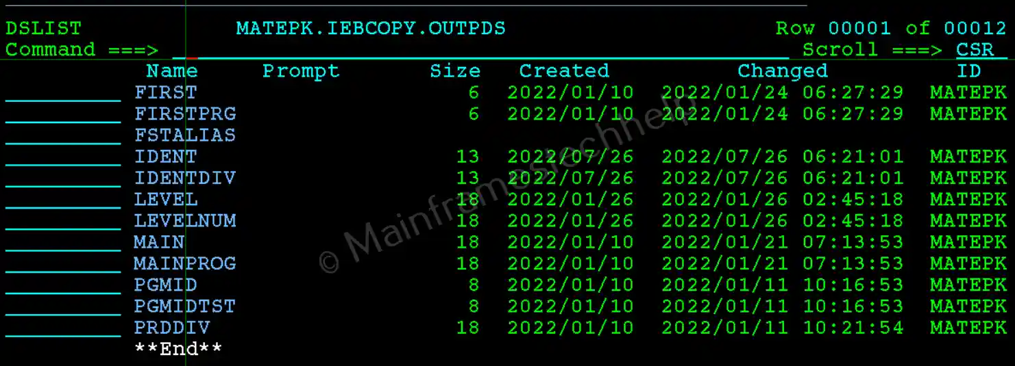 Merge Output