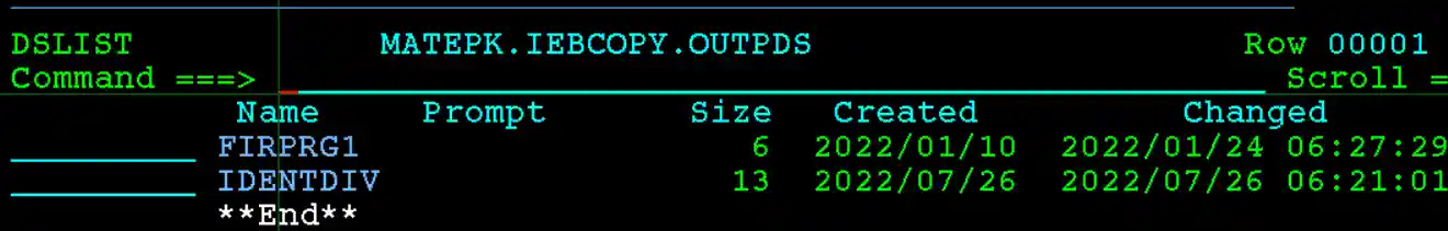 Rename member Output