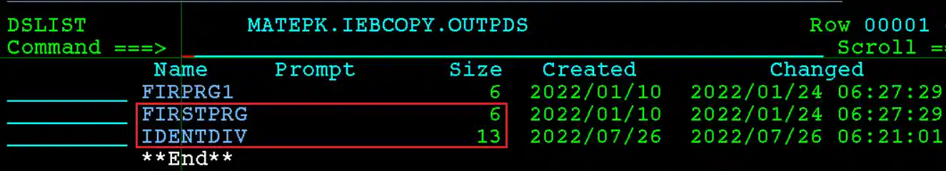 Rename member Output